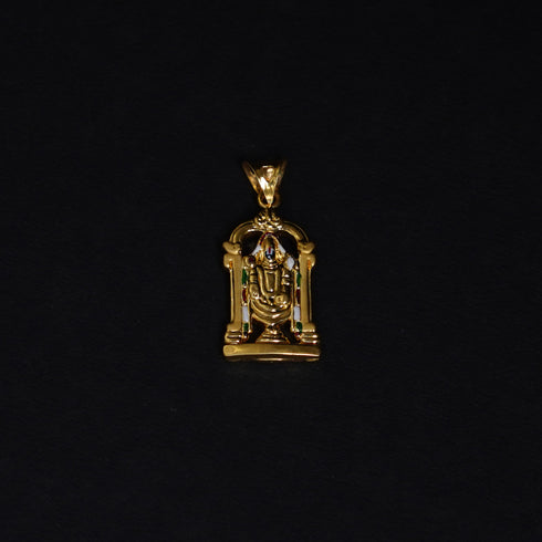 22 Carat Gold Venkateswara Locket 3.38g by Mahita Collections